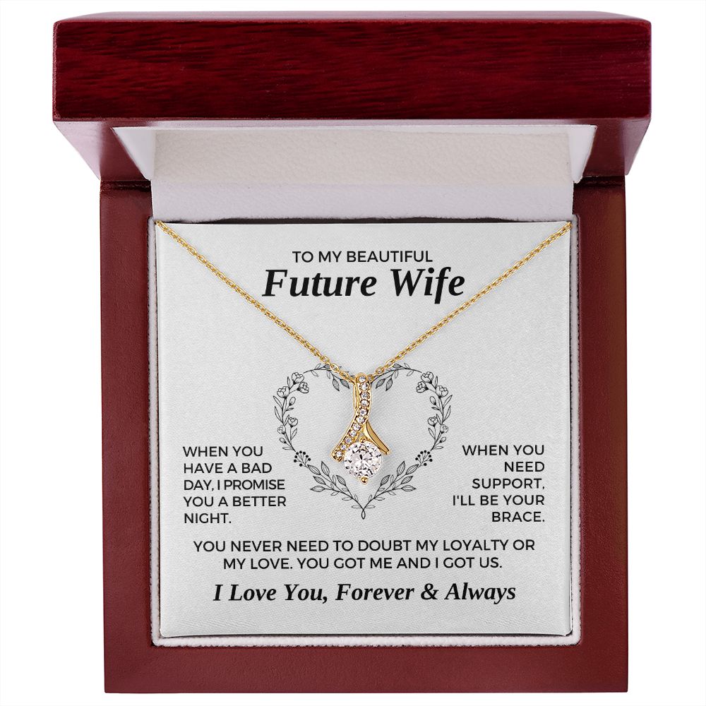 Future Wife, Mrs. Gift | I Love You Necklace 0733T5A