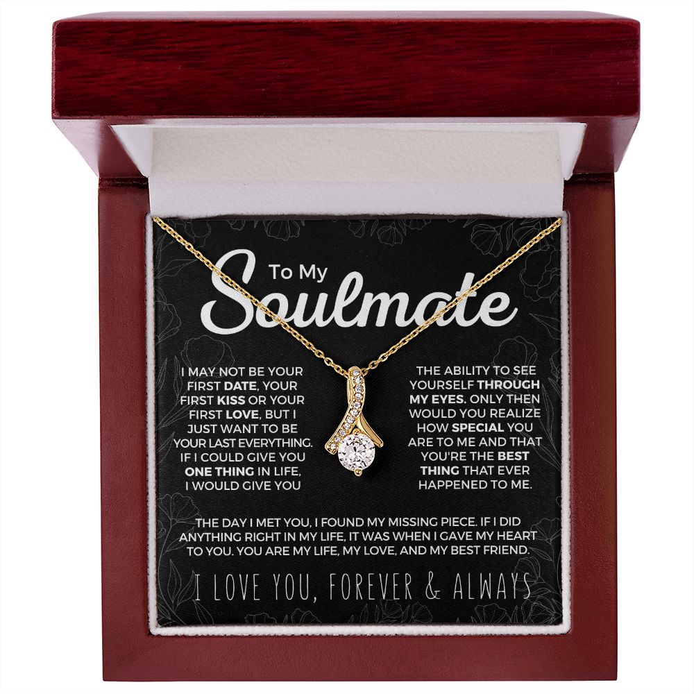 Soulmate Gift | My Life, Love & Best Friend Necklace 0774T1A