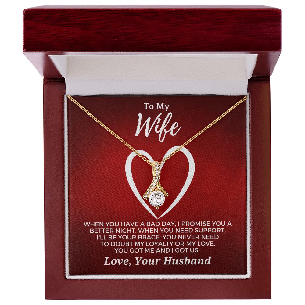 Future Wife, Mrs. Gift | I Love You Necklace 0733T8A