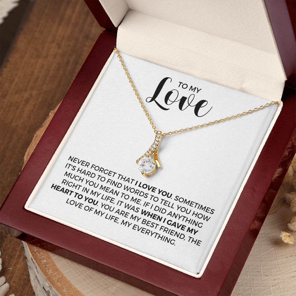 Soulmate Gift | Love Of My Life Necklace 0772T1A