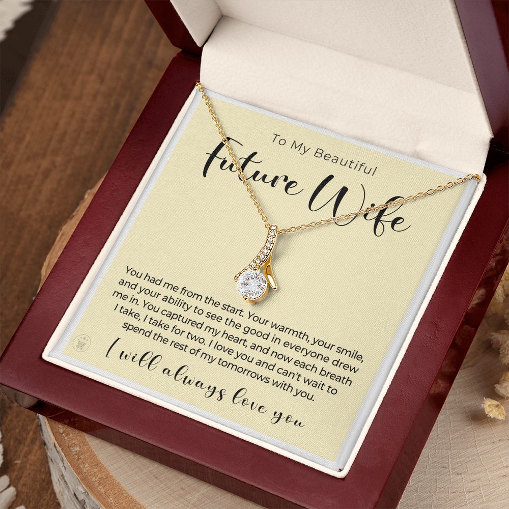 Future Wife, Mrs. Gift | Each Breath Necklace 0641T7