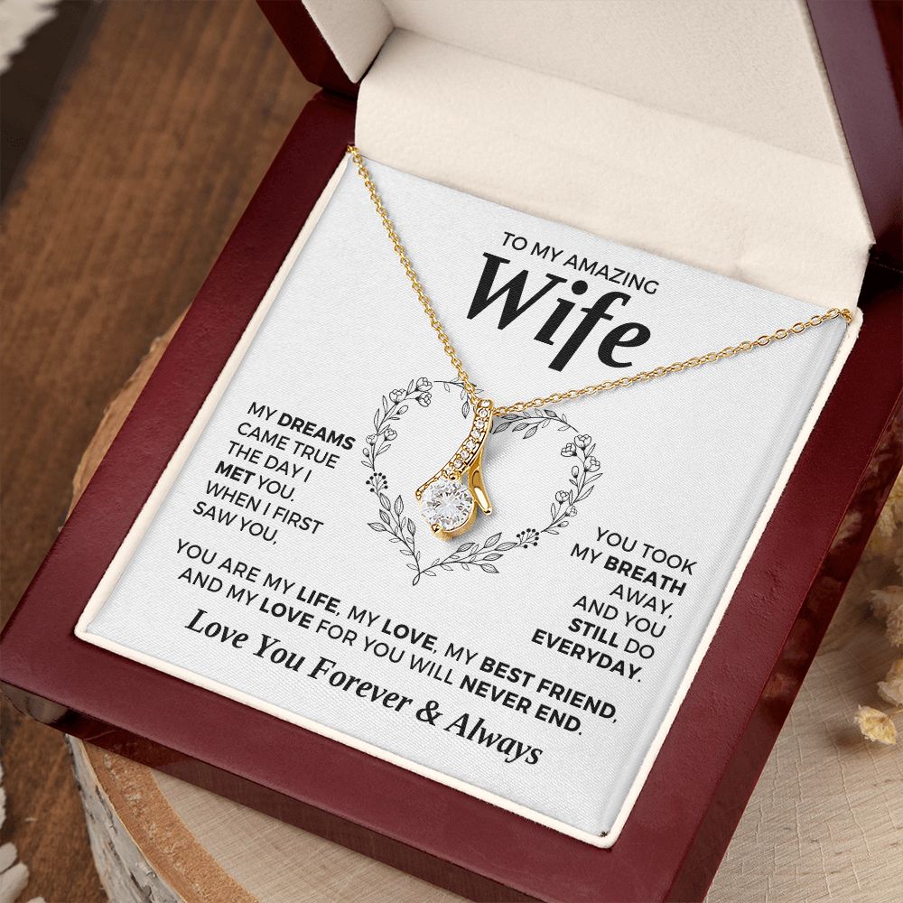 Gift For Wife | Dreams Came True Necklace 0742T5A