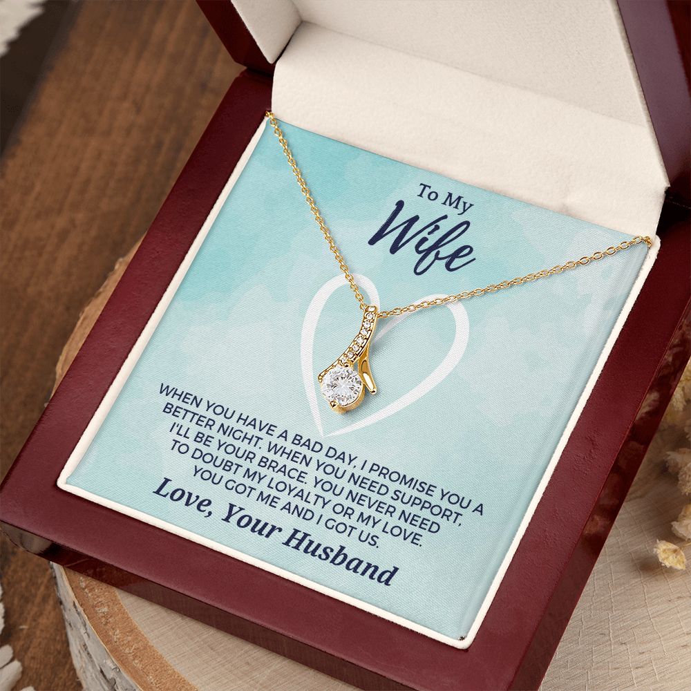 Future Wife, Mrs. Gift | I Love You Necklace 0733T9A