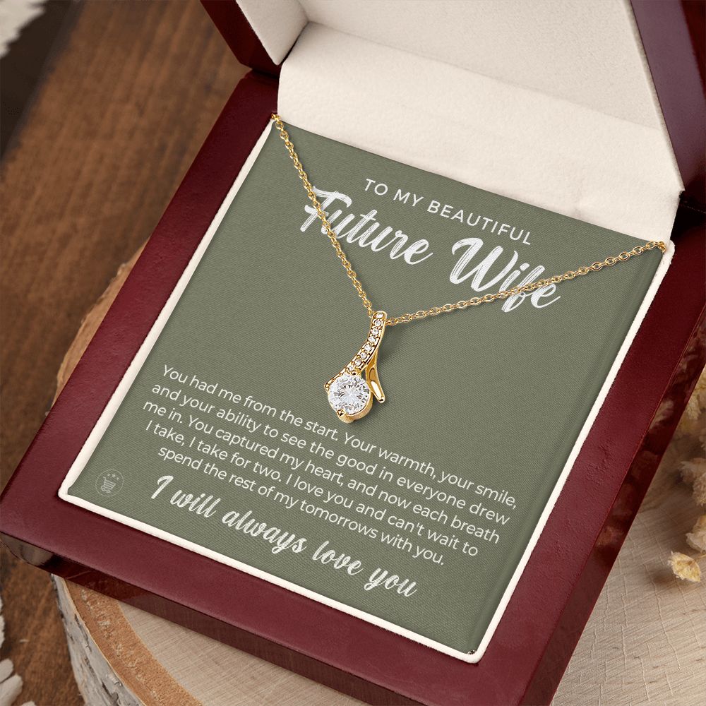 Future Wife, Mrs. Gift | Each Breath Necklace 0641T10