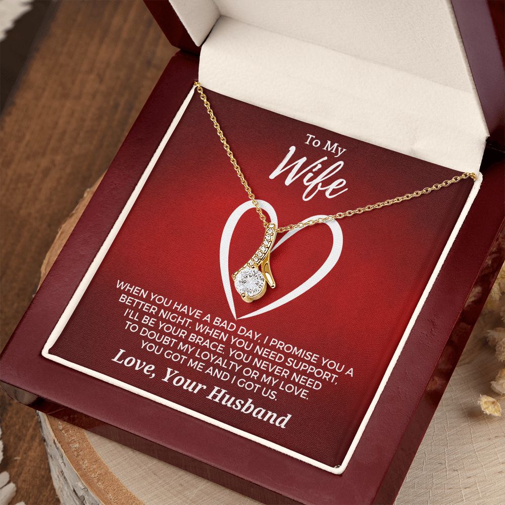 Future Wife, Mrs. Gift | I Love You Necklace 0733T8A