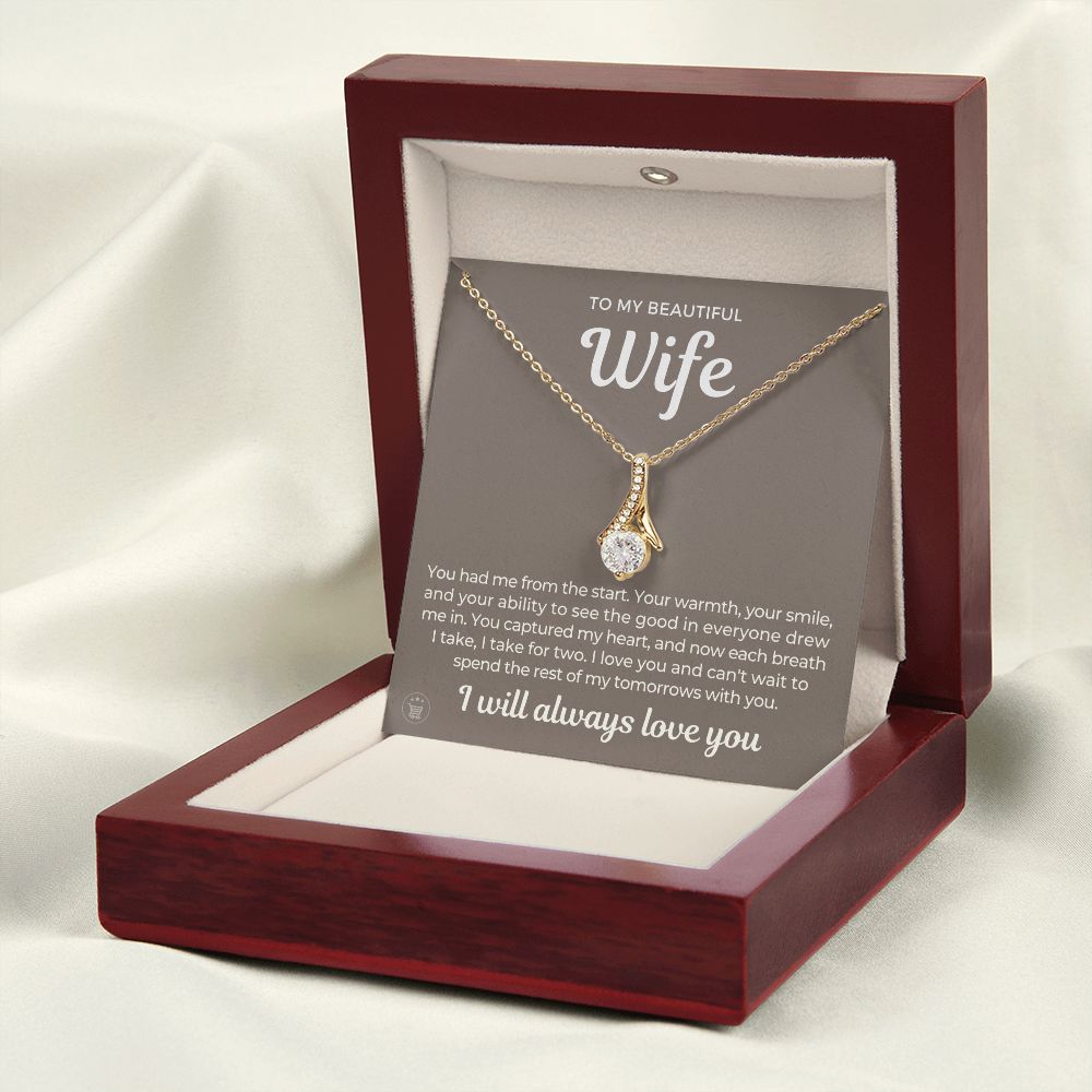 Gift For Wife | Each Breath Necklace 0642T2