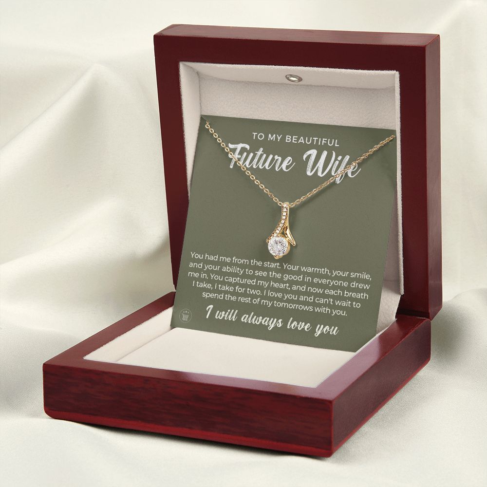 Future Wife, Mrs. Gift | Each Breath Necklace 0641T10