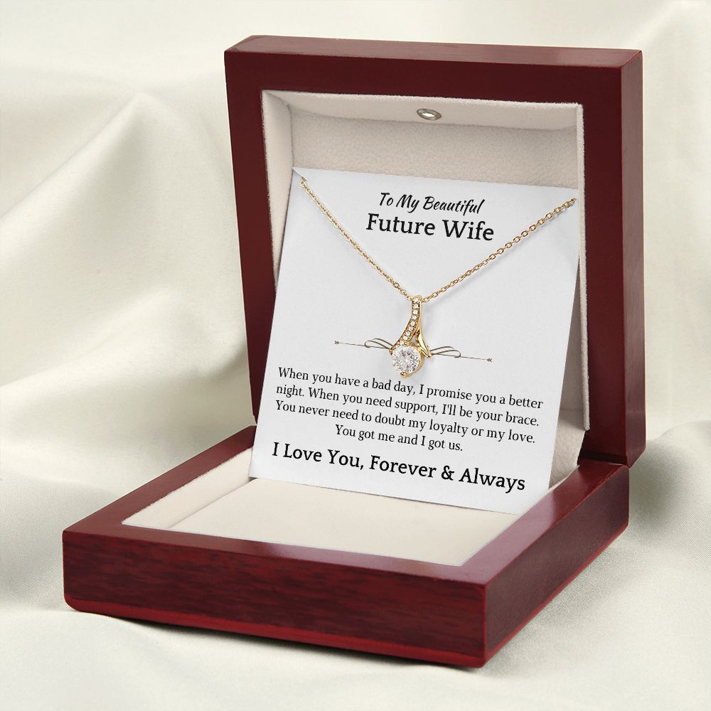 Future Wife, Mrs. Gift | I Love You Necklace 0733T1A