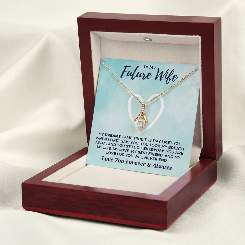 Future Wife, Mrs. Gift | Dreams Came True Necklace 0743T9A
