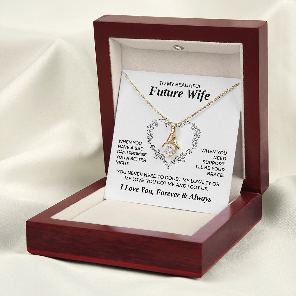 Future Wife, Mrs. Gift | I Love You Necklace 0733T5A