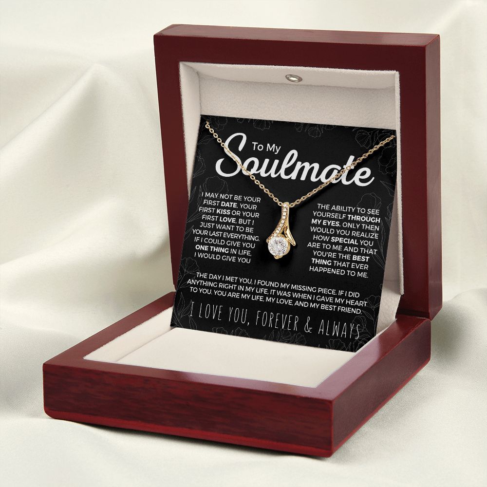 Soulmate Gift | My Life, Love & Best Friend Necklace 0774T1A