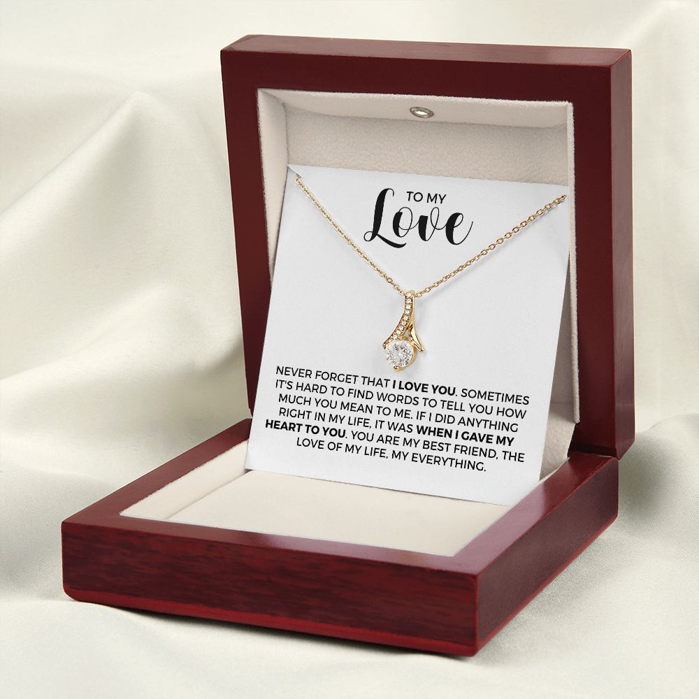 Soulmate Gift | Love Of My Life Necklace 0772T1A