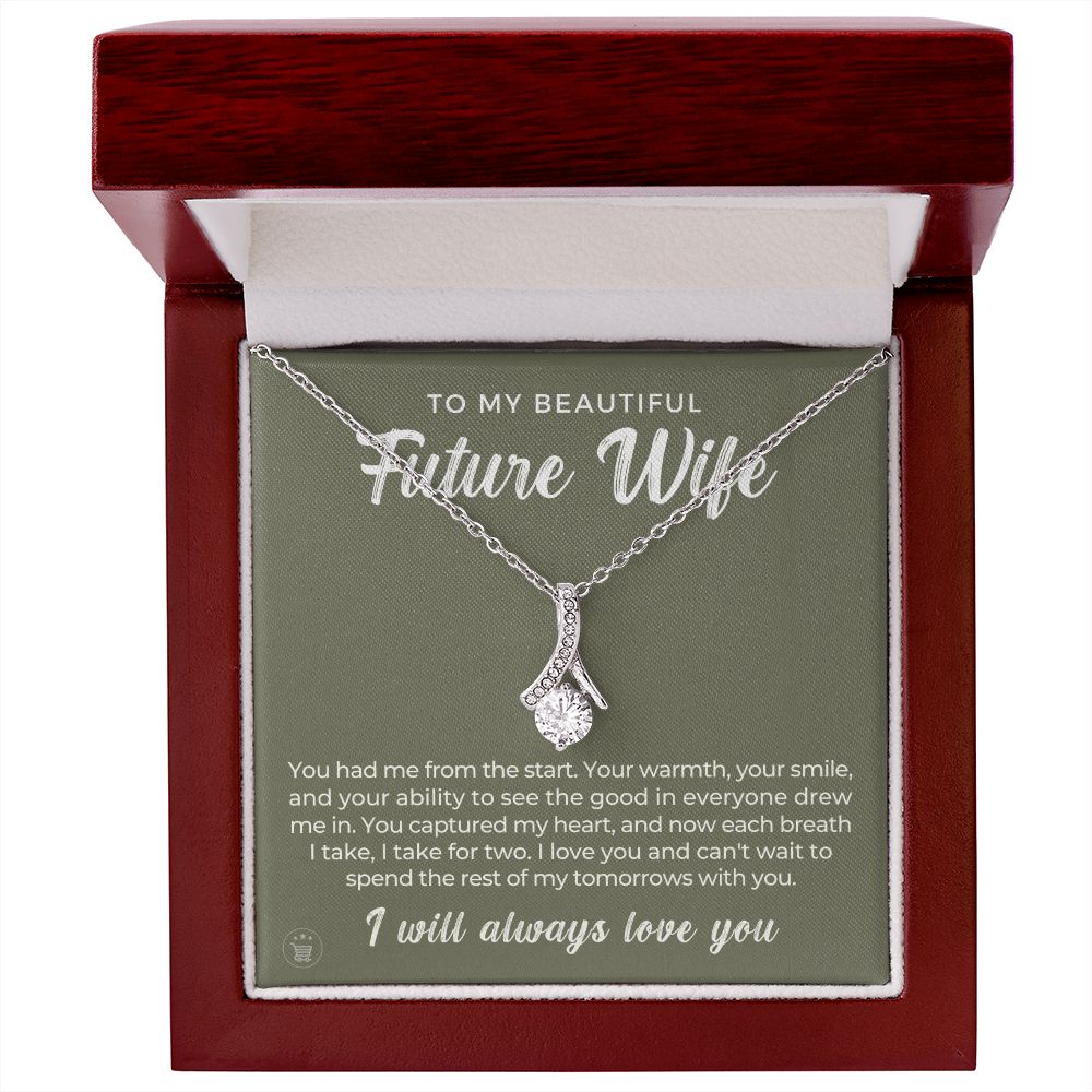 Future Wife, Mrs. Gift | Each Breath Necklace 0641T10