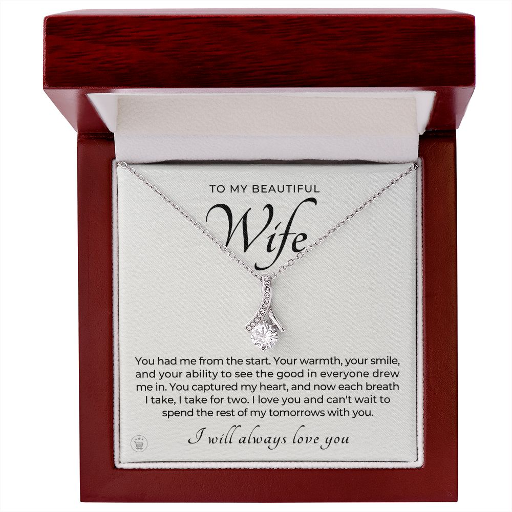 Gift For Wife | Each Breath Necklace 0642T1