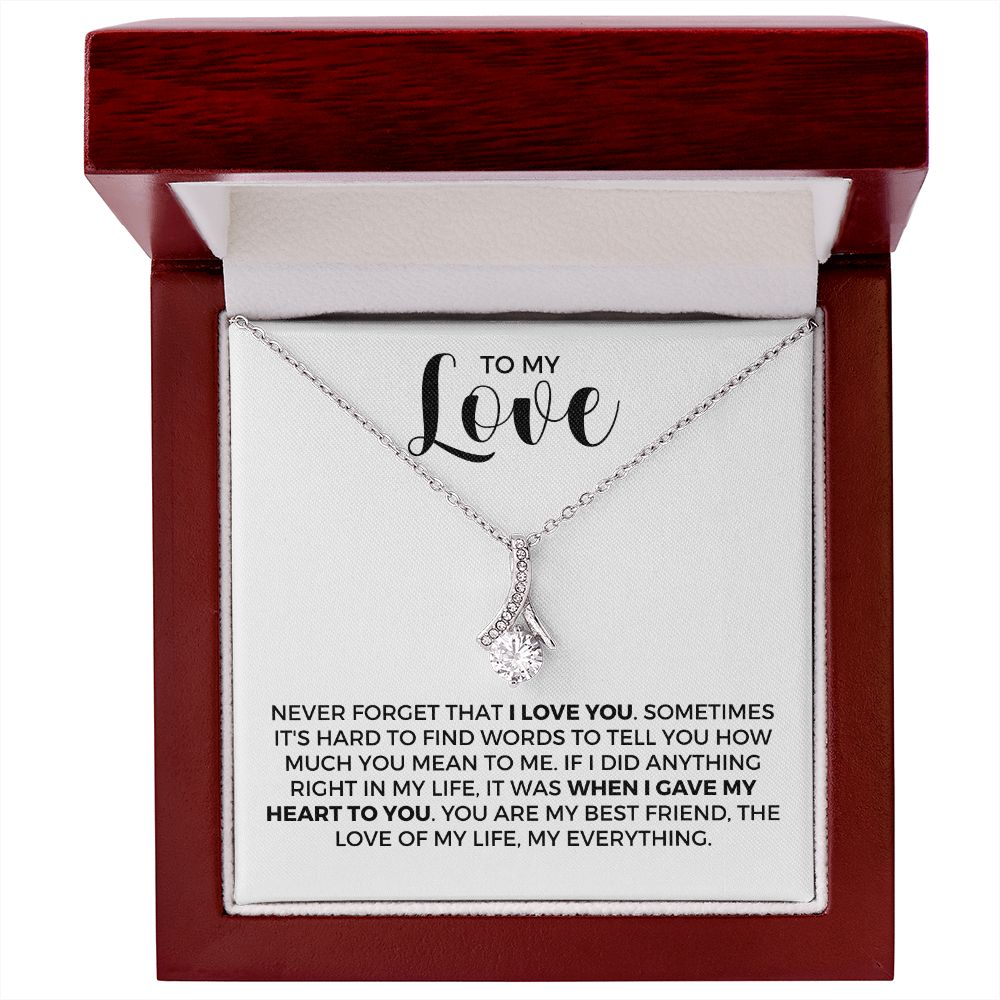 Soulmate Gift | Love Of My Life Necklace 0772T1A