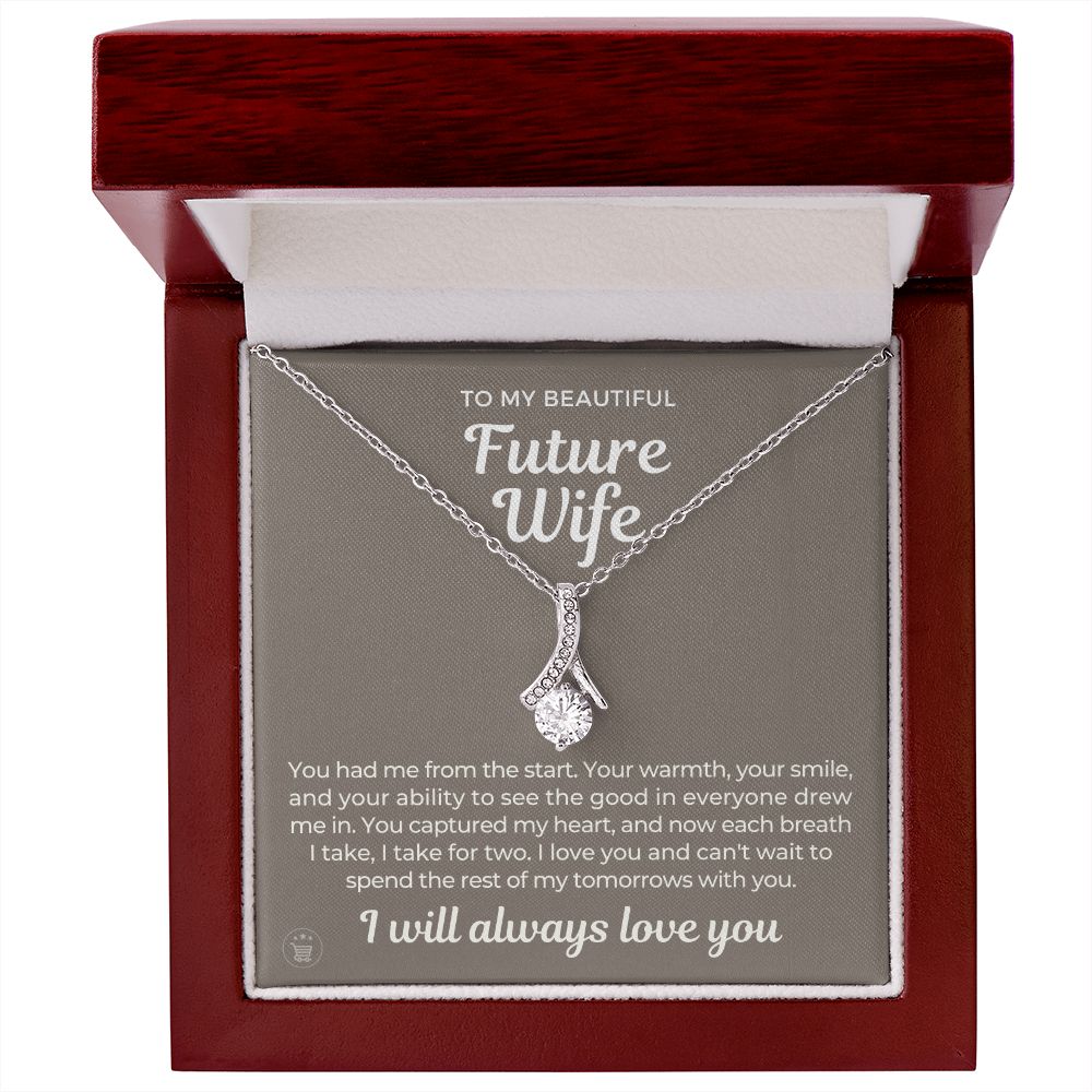 Future Wife, Mrs. Gift | Each Breath Necklace 0641T2