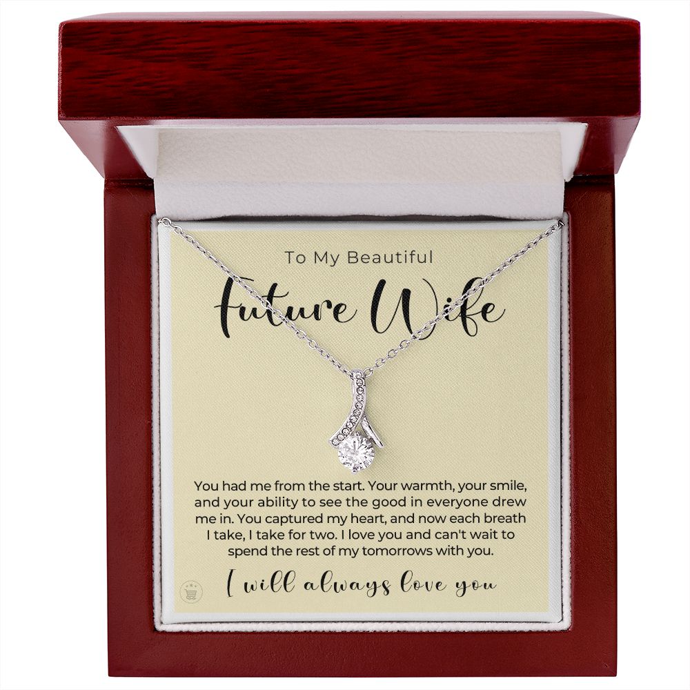 Future Wife, Mrs. Gift | Each Breath Necklace 0641T7