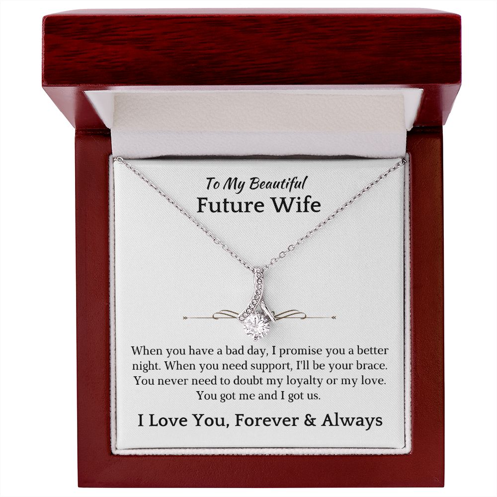Future Wife, Mrs. Gift | I Love You Necklace 0733T1A