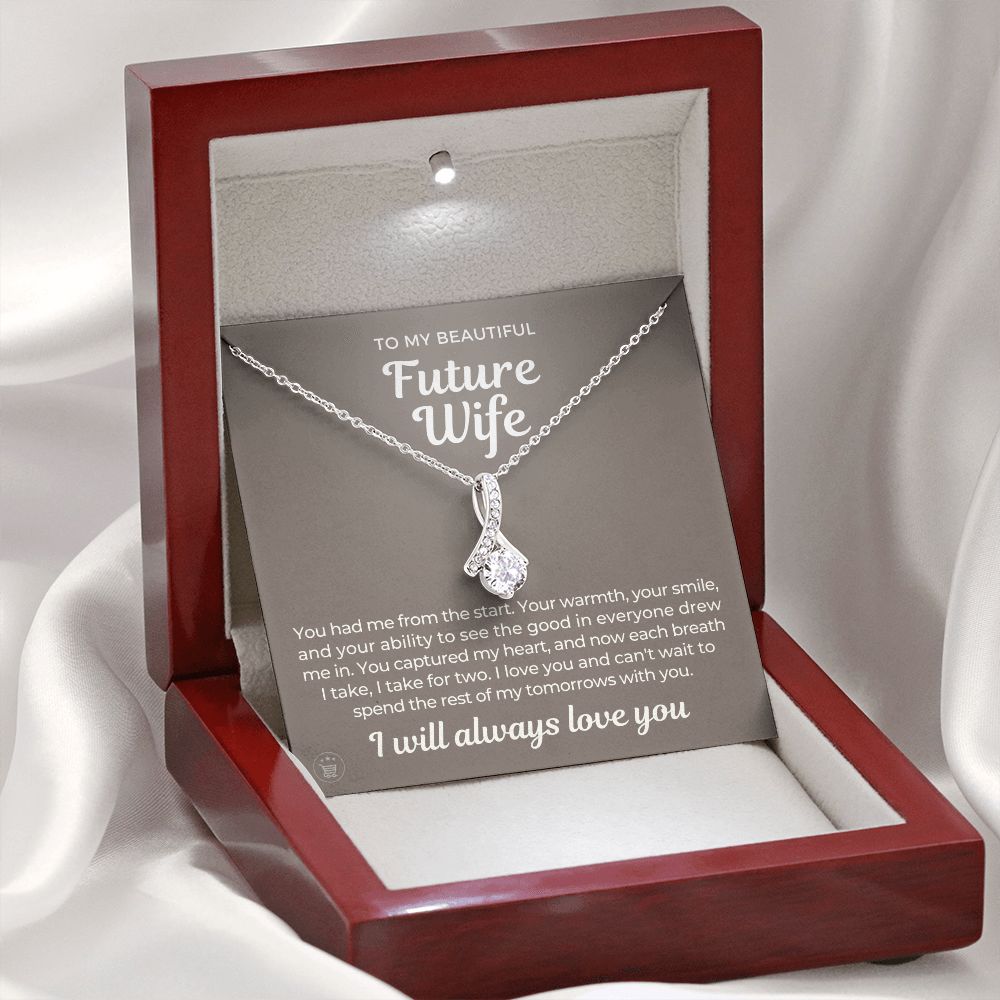 Future Wife, Mrs. Gift | Each Breath Necklace 0641T2