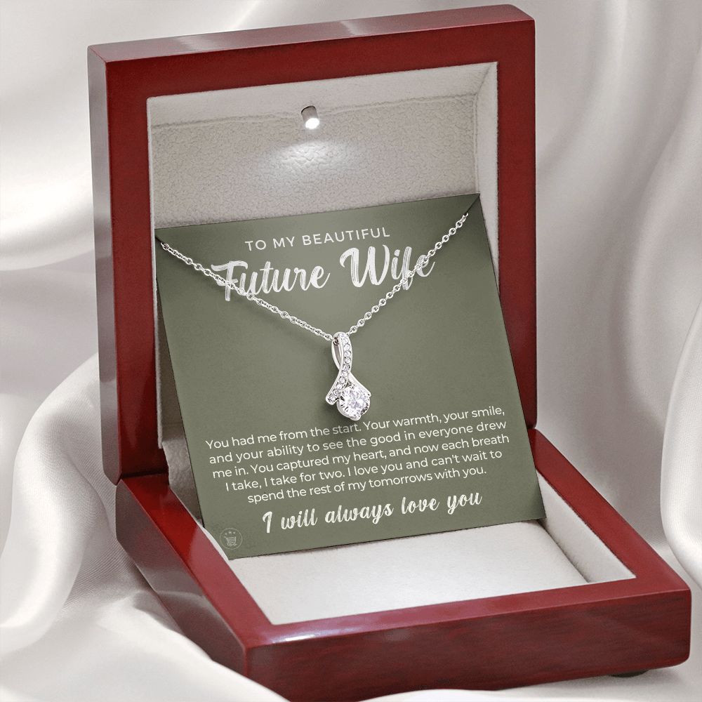 Future Wife, Mrs. Gift | Each Breath Necklace 0641T10