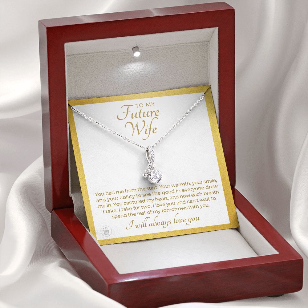 Future Wife, Mrs. Gift | Each Breath Necklace 0641T5