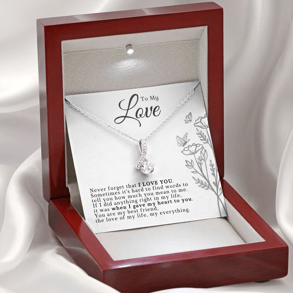 Soulmate Gift | Love Of My Life Necklace 0772T7A