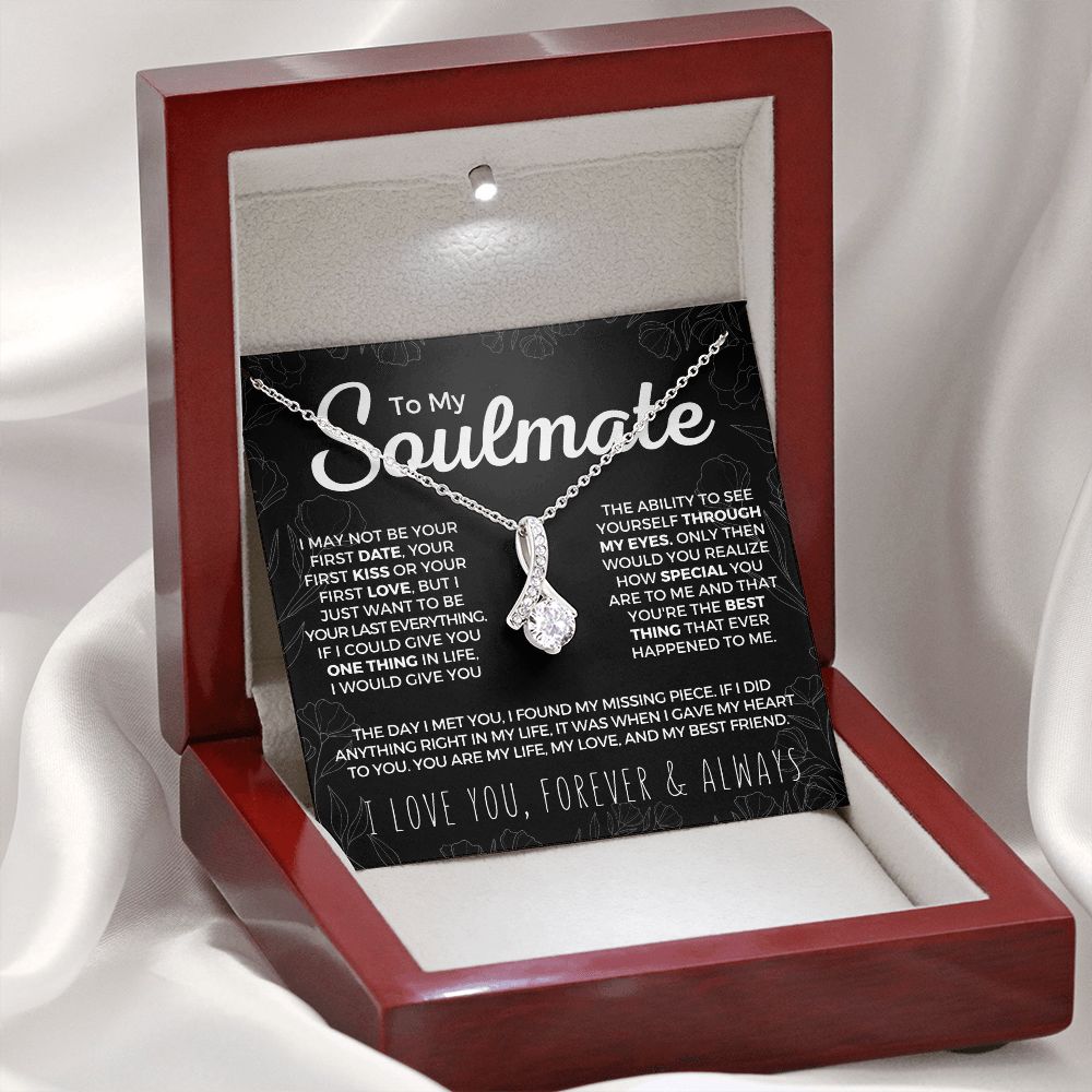 Soulmate Gift | My Life, Love & Best Friend Necklace 0774T1A
