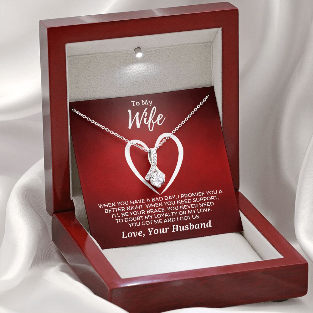 Future Wife, Mrs. Gift | I Love You Necklace 0733T8A