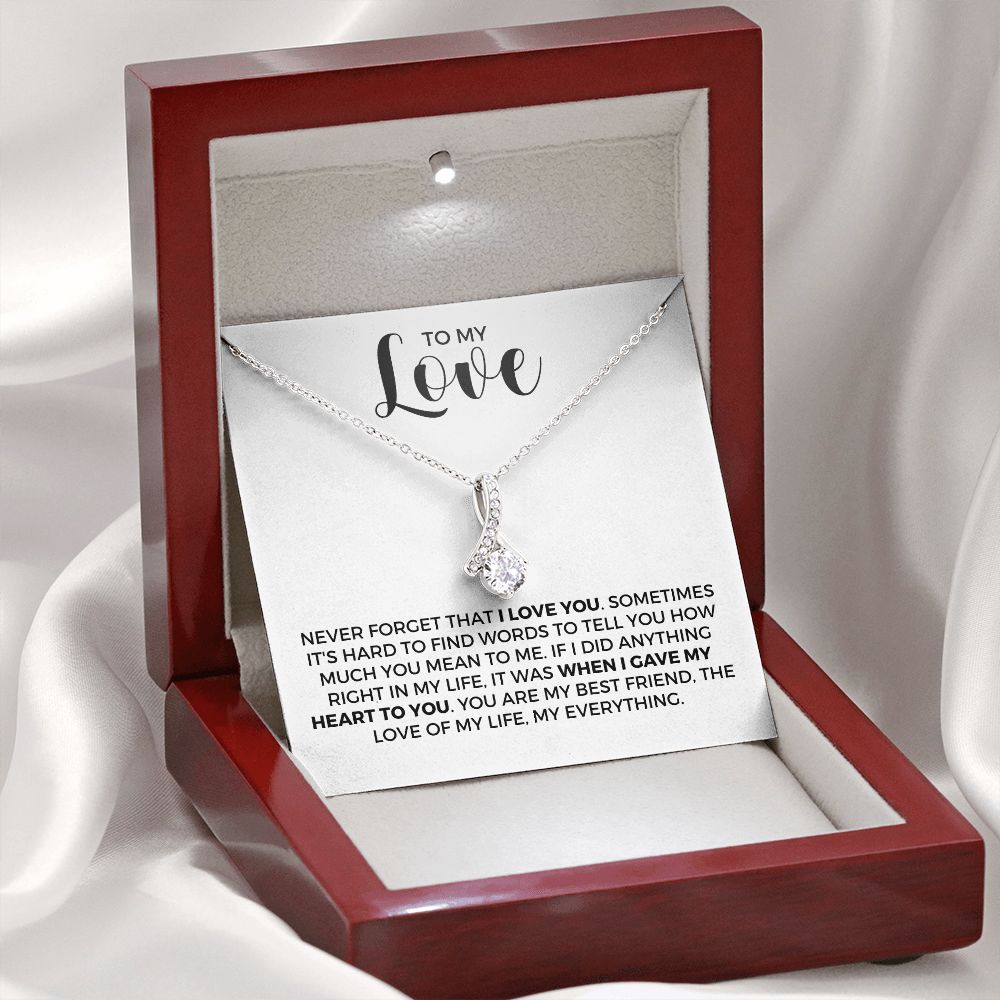 Soulmate Gift | Love Of My Life Necklace 0772T1A