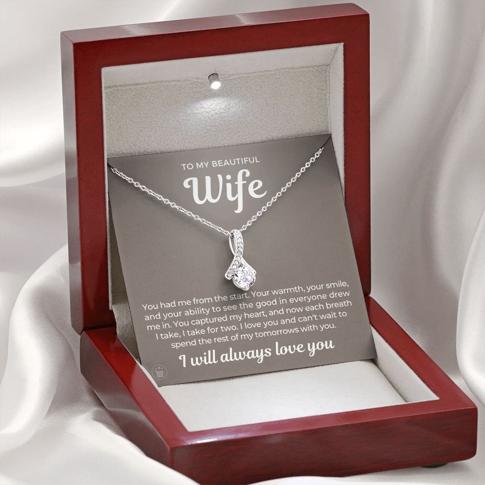 Gift For Wife | Each Breath Necklace 0642T2