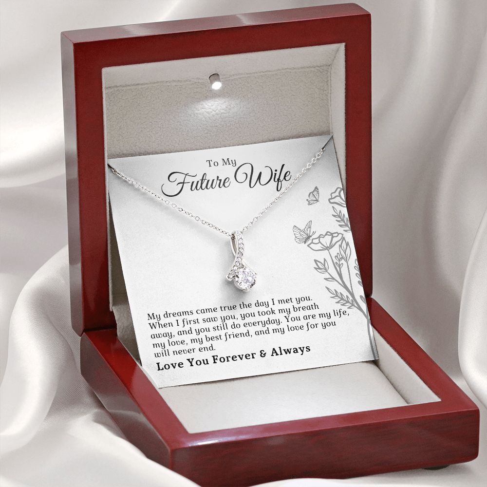 Future Wife, Mrs. Gift | Dreams Came True Necklace 0743T7A