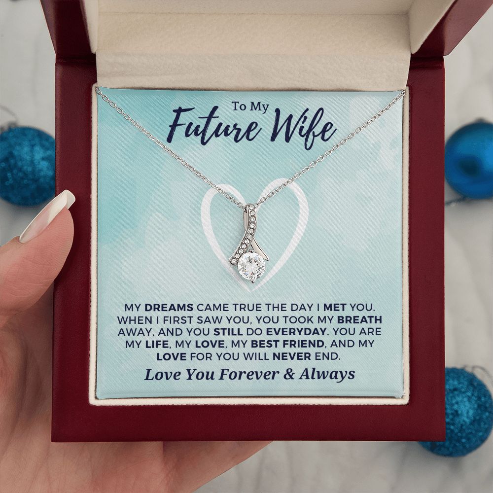Future Wife, Mrs. Gift | Dreams Came True Necklace 0743T9A