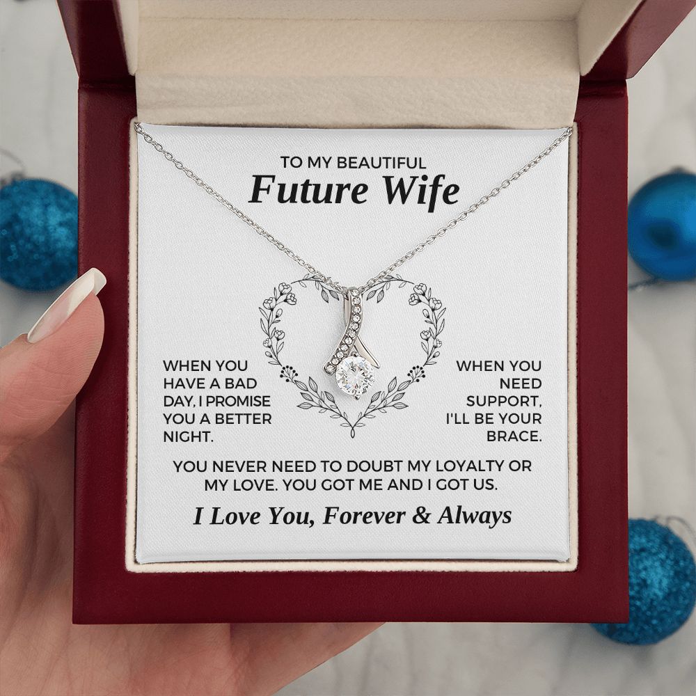 Future Wife, Mrs. Gift | I Love You Necklace 0733T5A