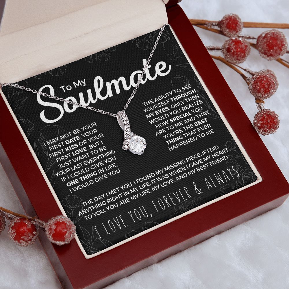 Soulmate Gift | My Life, Love & Best Friend Necklace 0774T1A