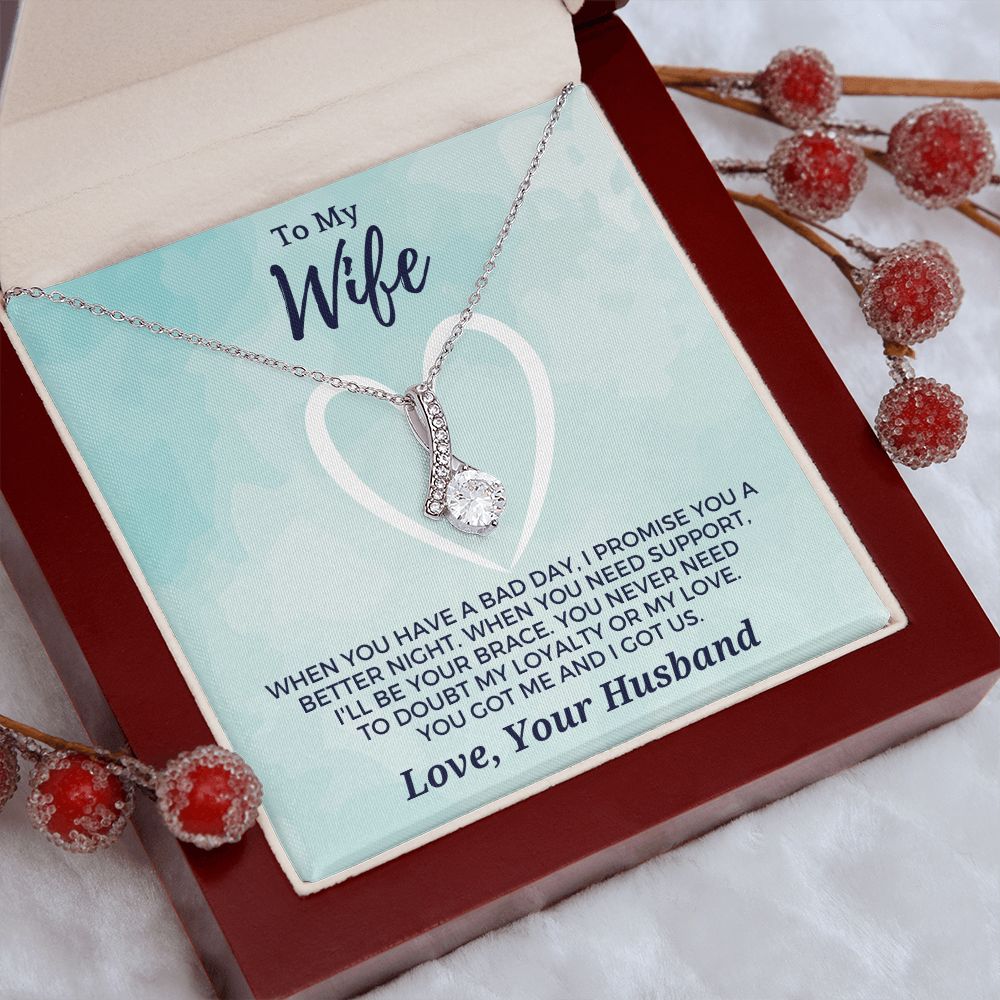 Future Wife, Mrs. Gift | I Love You Necklace 0733T9A