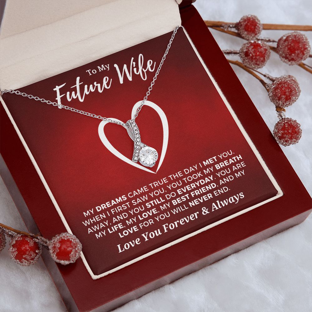 Future Wife, Mrs. Gift | Dreams Came True Necklace 0743T8A