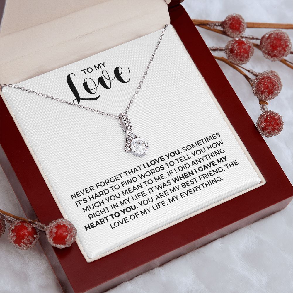 Soulmate Gift | Love Of My Life Necklace 0772T1A