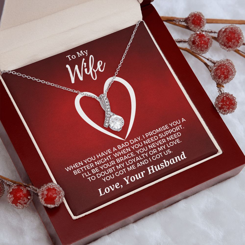Future Wife, Mrs. Gift | I Love You Necklace 0733T8A