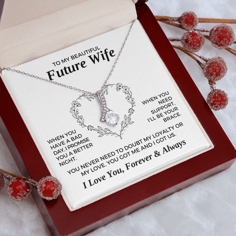 Future Wife, Mrs. Gift | I Love You Necklace 0733T5A