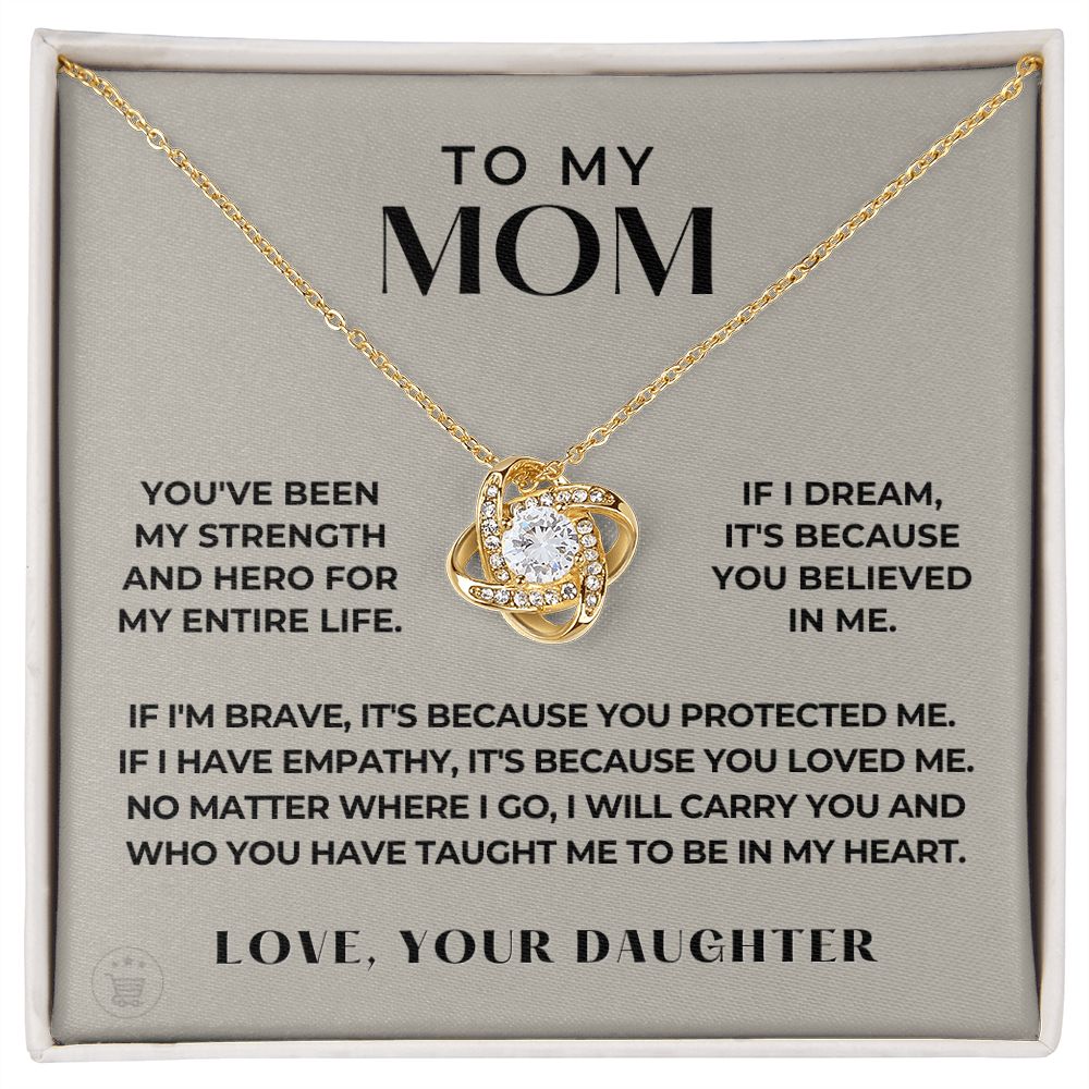 Gift For Mom | Because Of You Necklace 0658T3