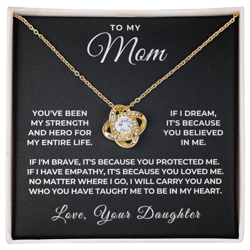 Gift For Mom | Because Of You Necklace 0658T4