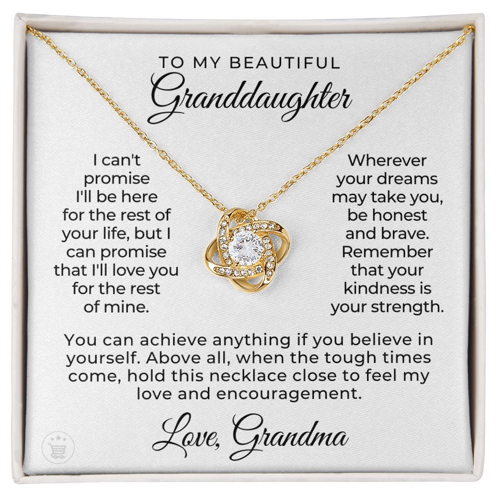 Granddaughter Gift | My Promise Necklace  0716T2