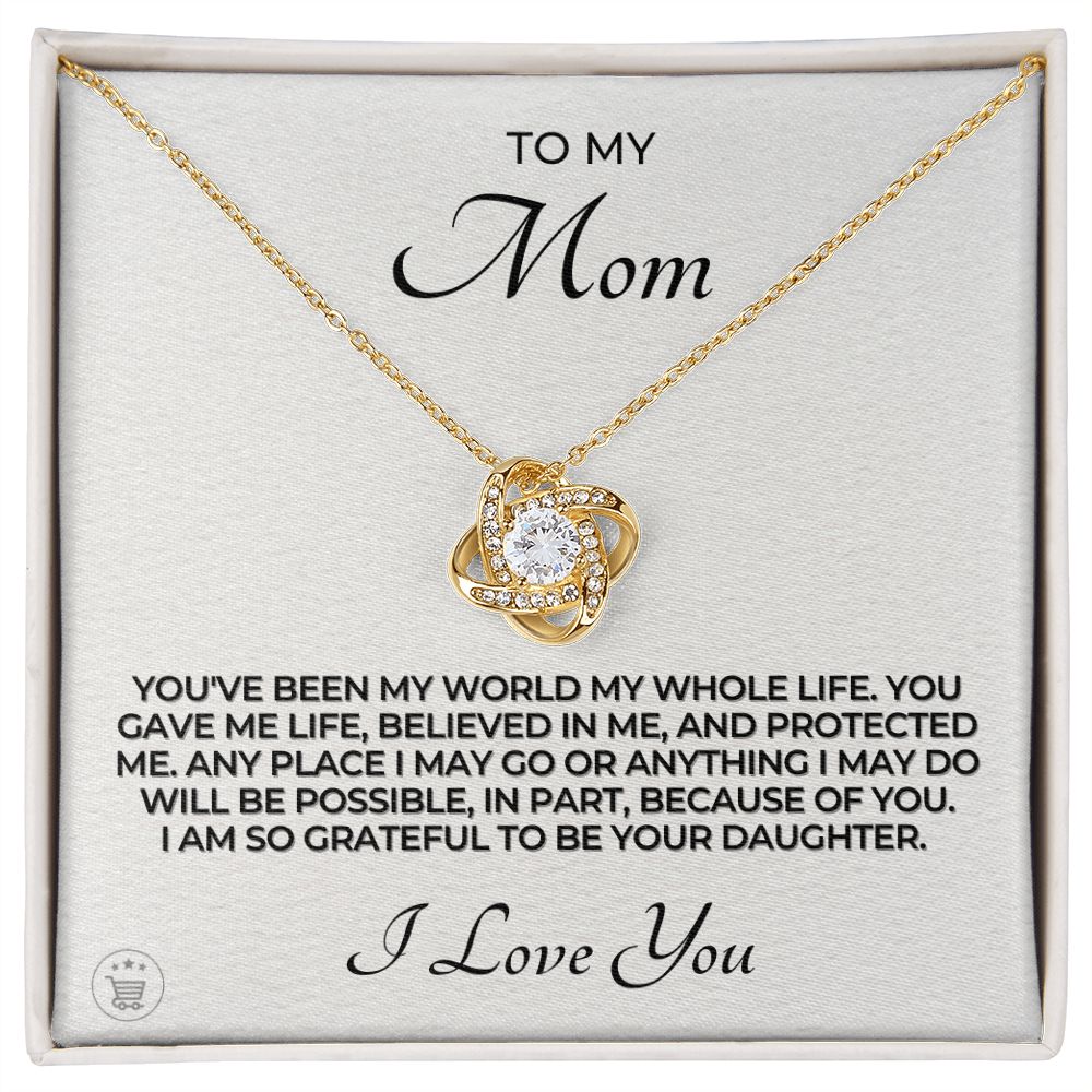 Gift For Mom | My World Necklace 0659T1