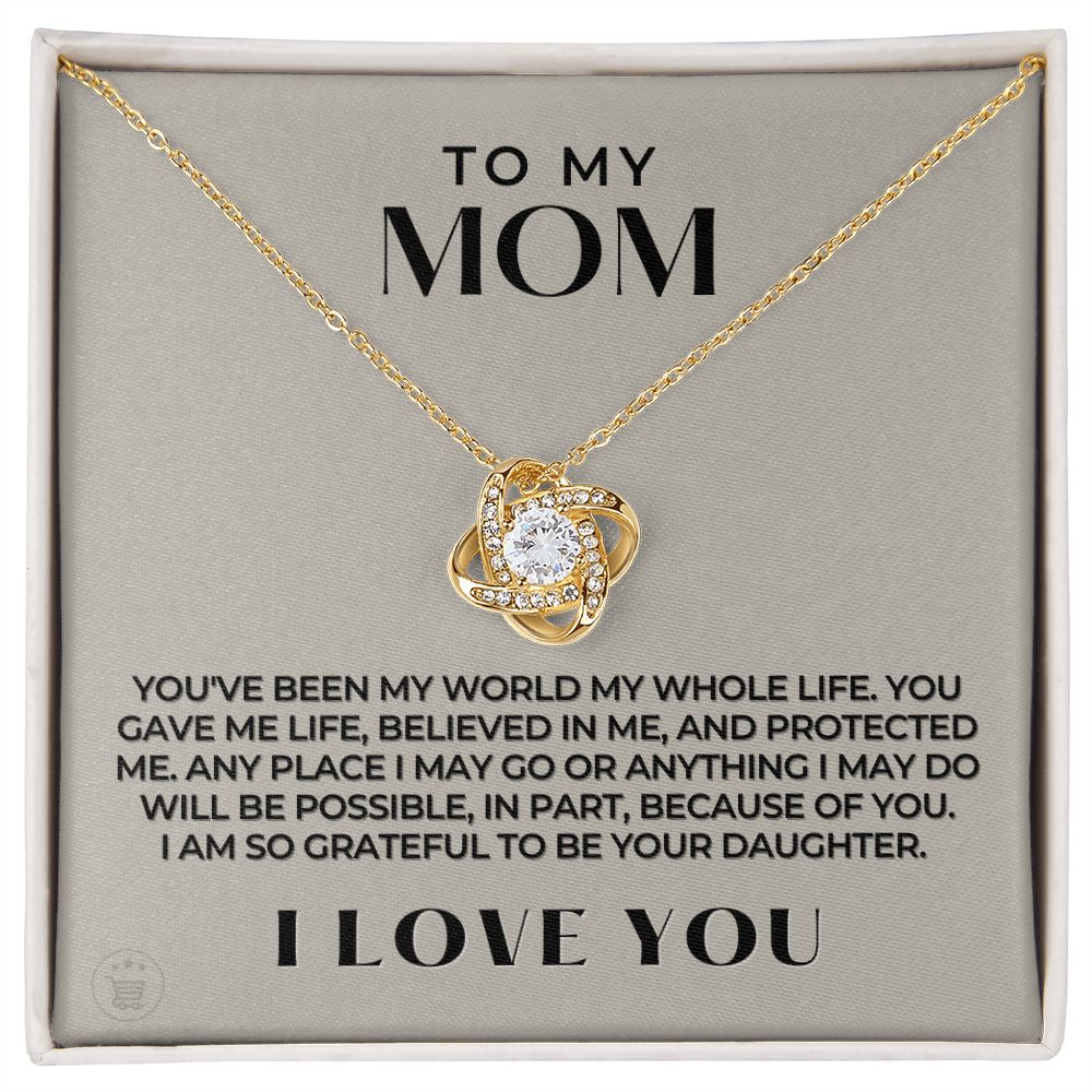 Gift For Mom | My World Necklace 0659T3