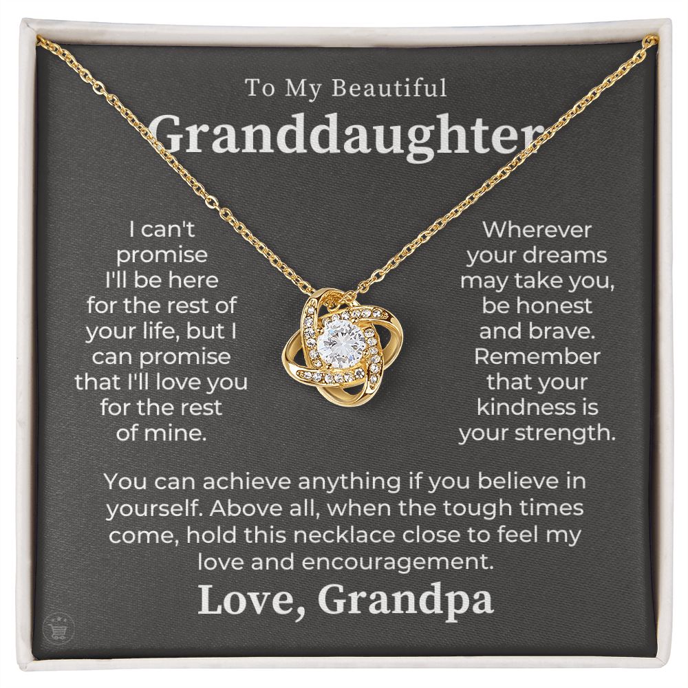 Granddaughter Gift | My Promise Necklace  0690T16