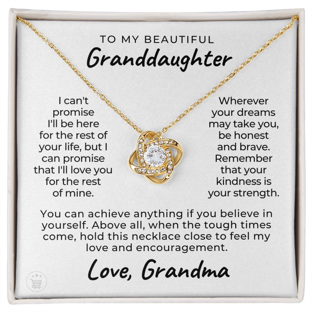 Granddaughter Gift | My Promise Necklace  0716T1