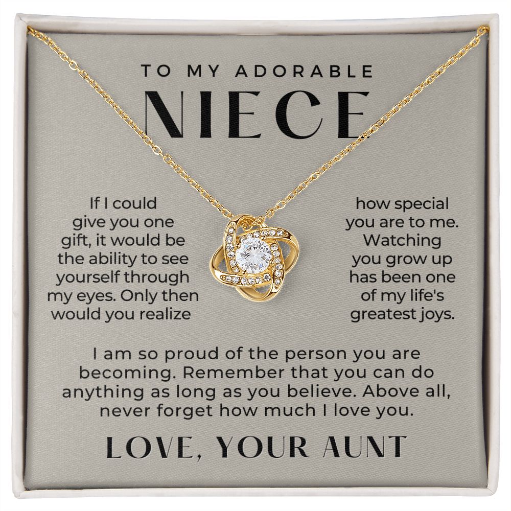 Niece Gift From Aunt | My Love Necklace 0581T21