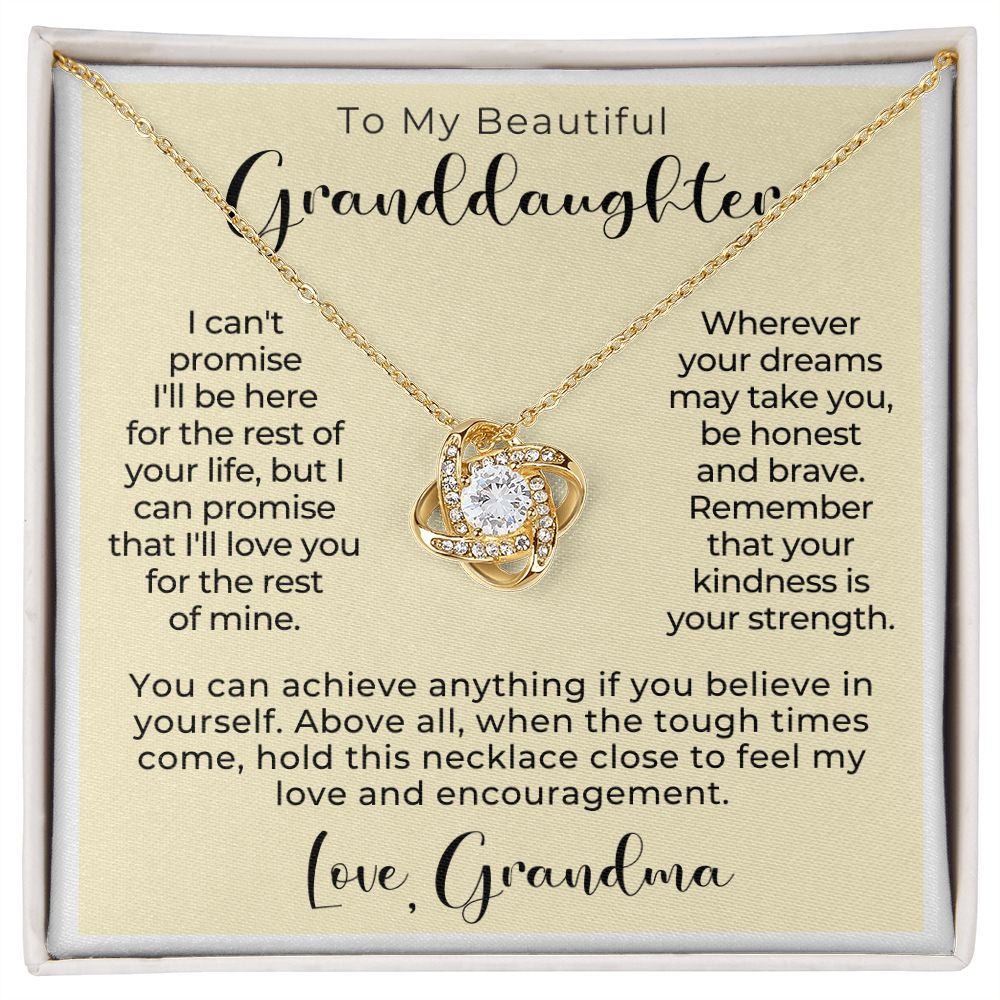 Granddaughter Gift | My Promise Necklace  0546T16