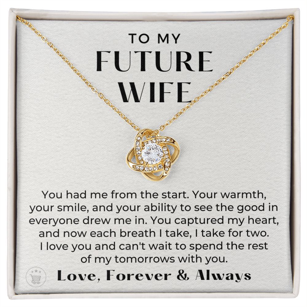 Future Wife, Mrs. Gift | Each Breath Necklace 0473T6-G