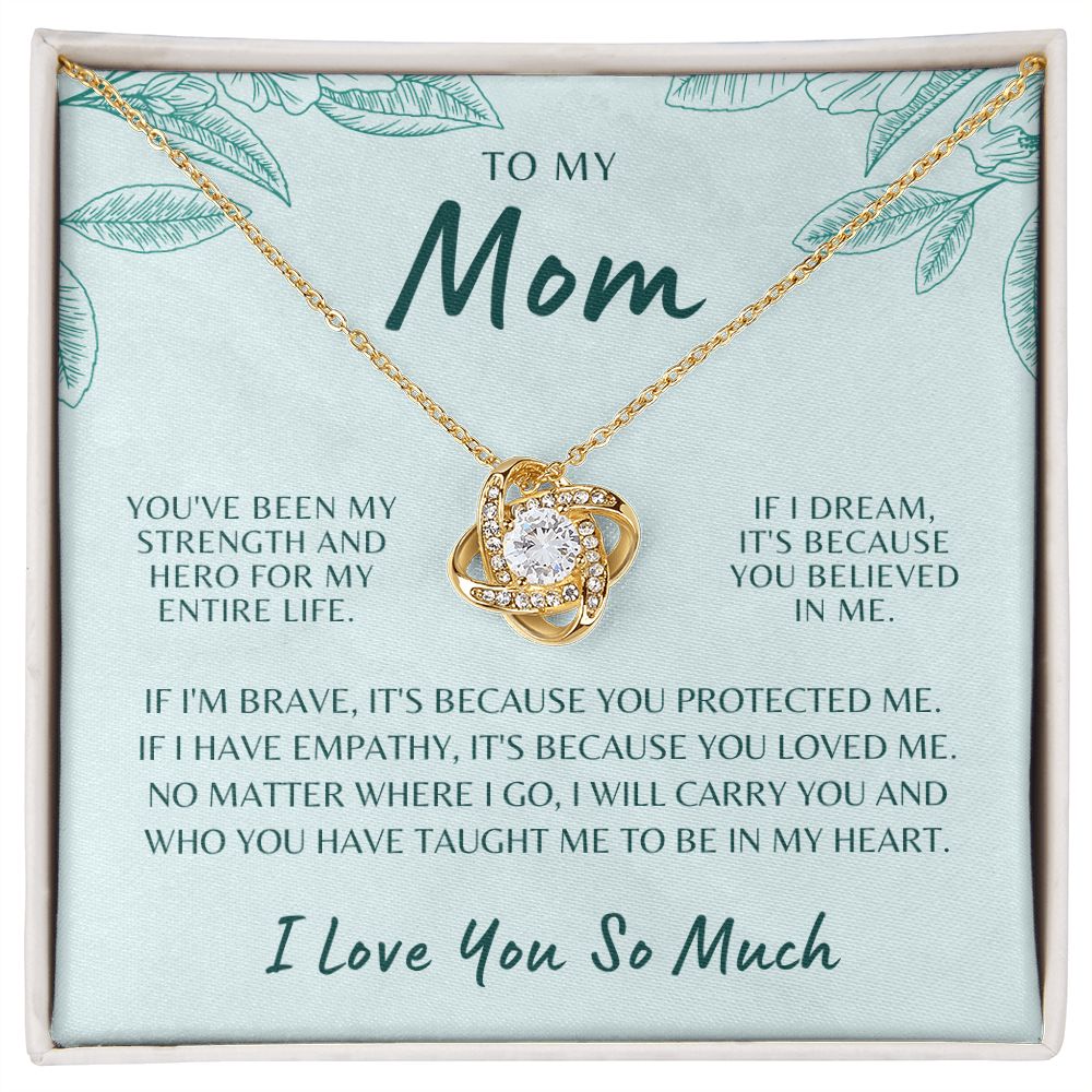 Gift For Mom | Because Of You Necklace 0657T10